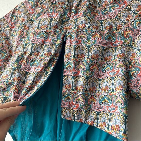 J.Crew Side cutout organic cotton Midi dress in Liberty® Giorgia Duke fabric - Picture 4 of 9